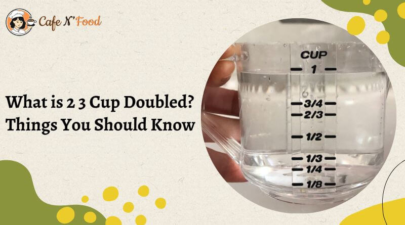 what is 2 3 cup tripled