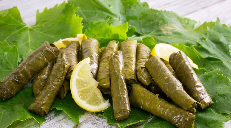 How to freeze stuffed grape leaves