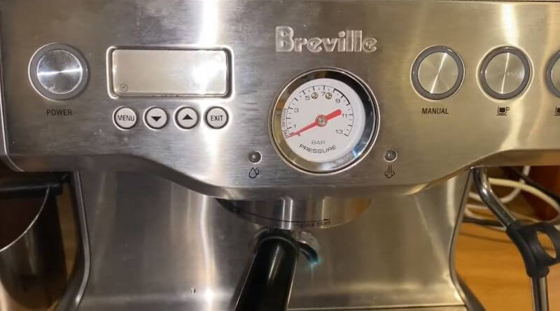 breville pressure gauge not working