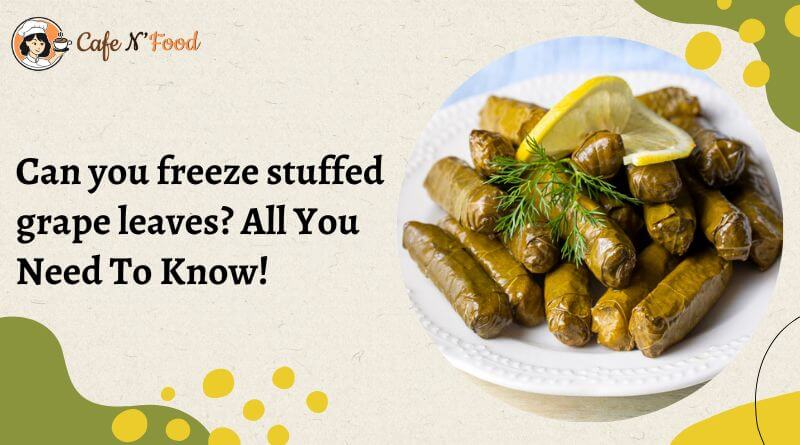 freeze stuffed vine leaves