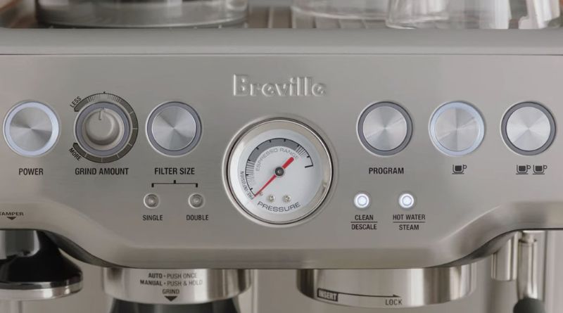 breville clean descale light stays on