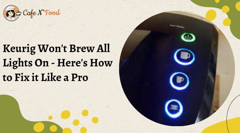 keurig troubleshooting all lights on