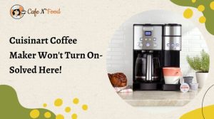 cuisinart coffee maker has power but won't turn on