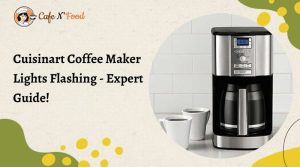 cuisinart coffee maker pod lights flashing