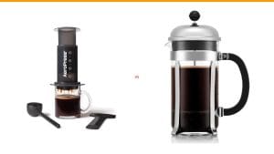 AeroPress accessories vs French press accessories