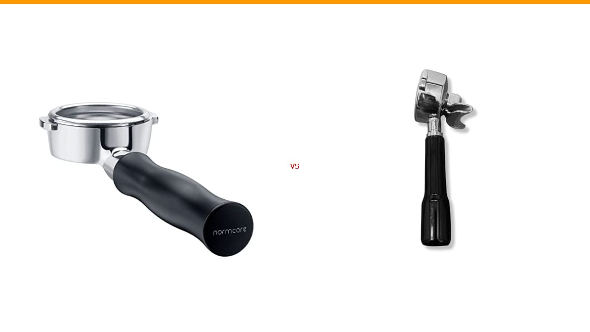 bottomless portafilter vs spouted portafilter