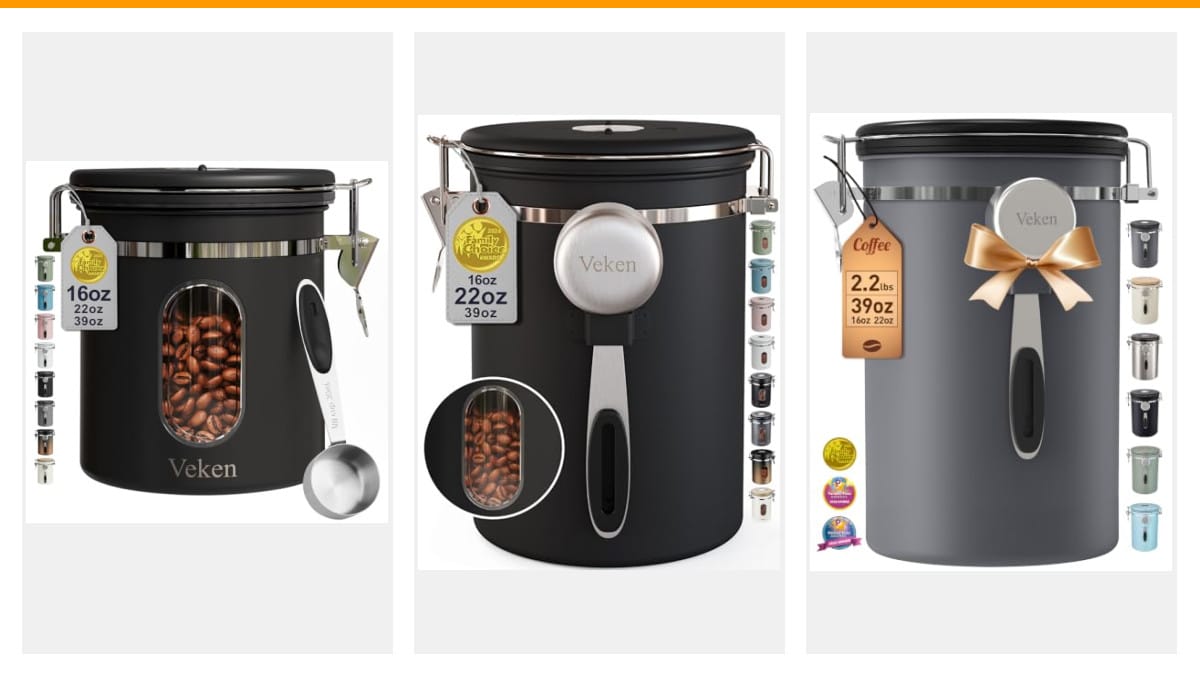 coffee bean storage container reviews
