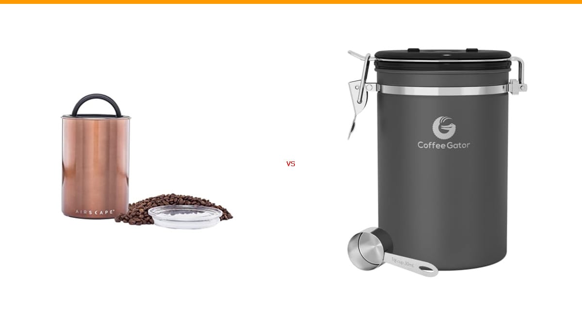 coffee bean storage container vs coffee canister