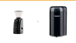 coffee burr grinder vs blade coffee grinder