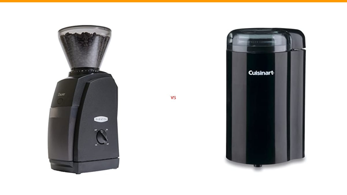 coffee burr grinder vs blade coffee grinder