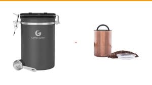 coffee canister vs coffee bean storage container