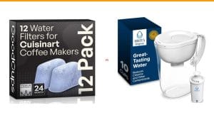 coffee machine water filter vs filtered water pitcher