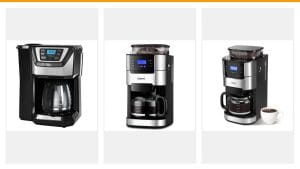 Top 3 Coffee Maker with Grinder Reviews for Home Baristas