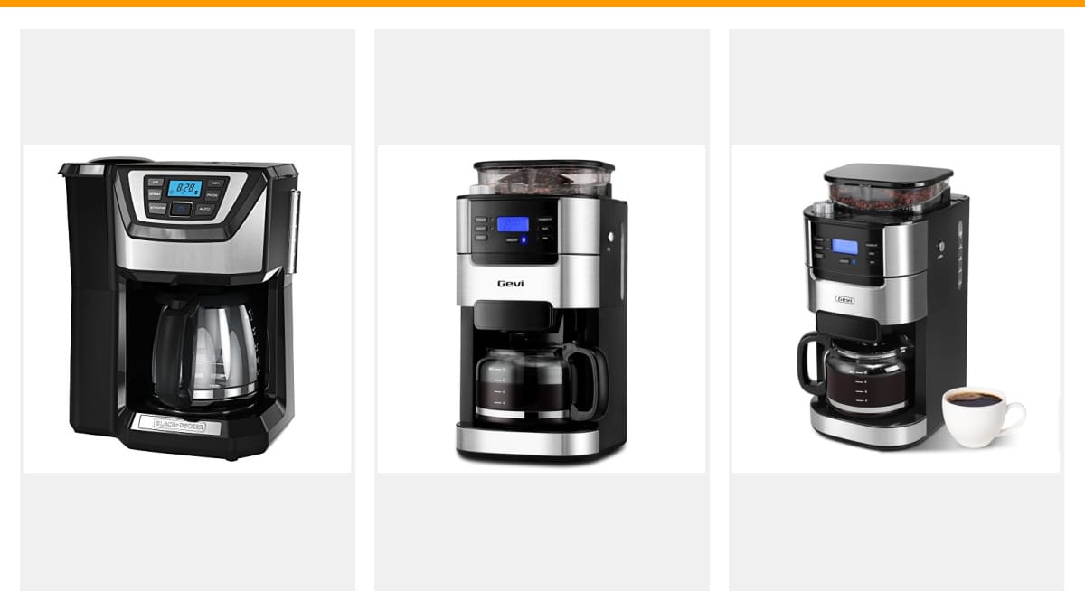 coffee maker with grinder reviews