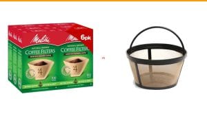 coffee paper filter vs reusable coffee filter