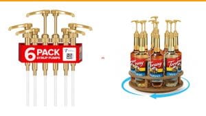 coffee syrup pump vs coffee syrup organizer