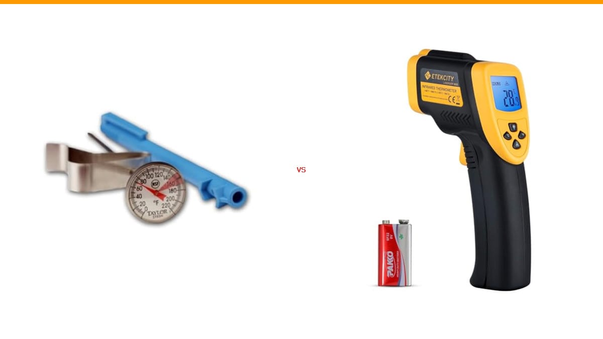 coffee thermometer vs infrared thermometer
