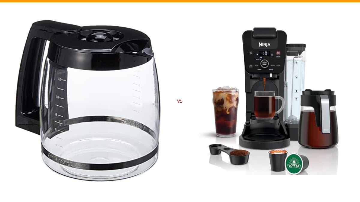 Cuisinart coffee maker accessories vs Ninja coffee maker accessories