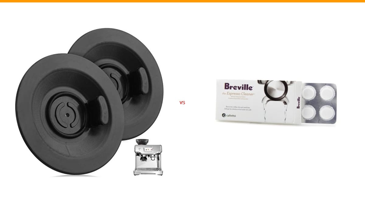 espresso backflush cleaner vs espresso machine cleaning tablets