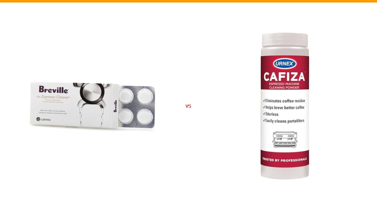espresso machine cleaning tablets vs espresso cleaning powder