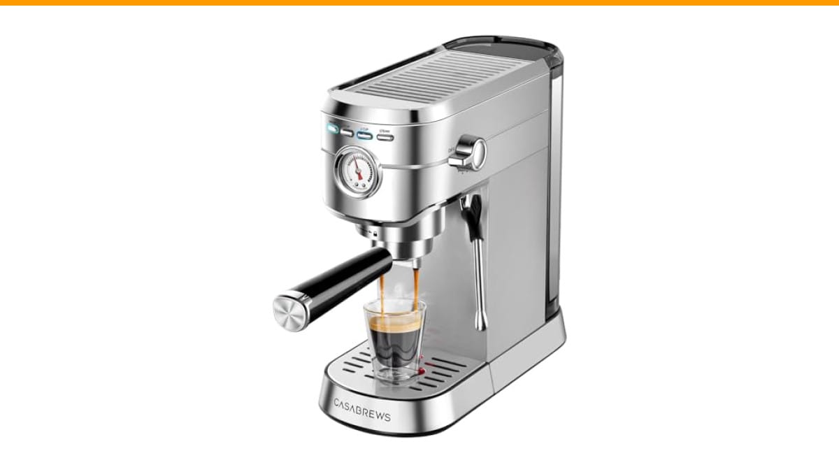 espresso machine with milk frother not heating