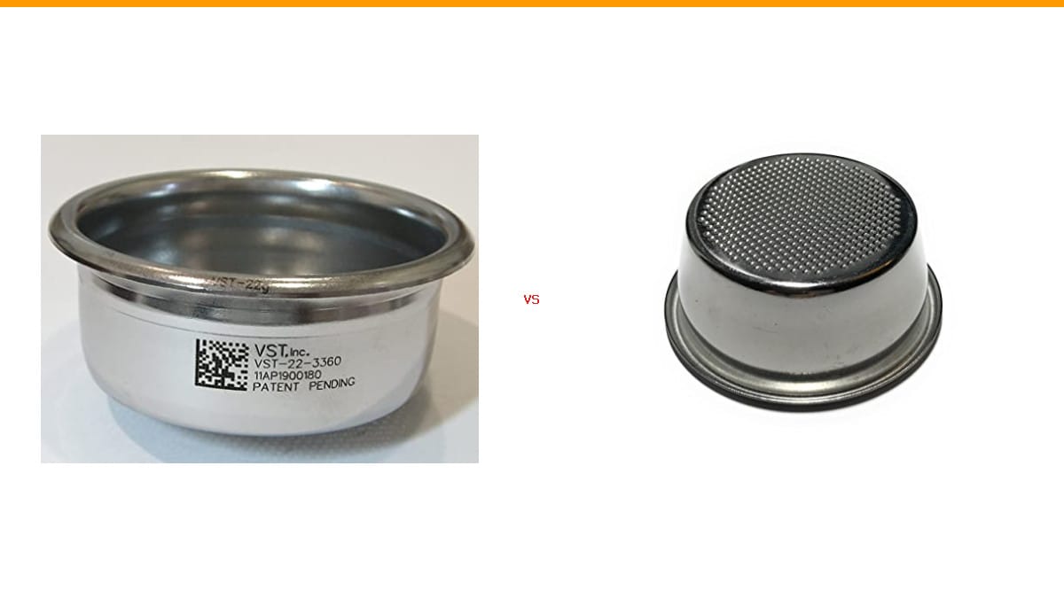 espresso precision basket vs standard filter basket