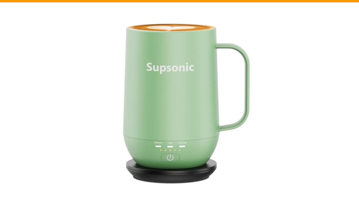 how to clean a self heating coffee mug