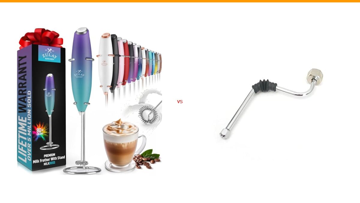 milk frother vs steam wand