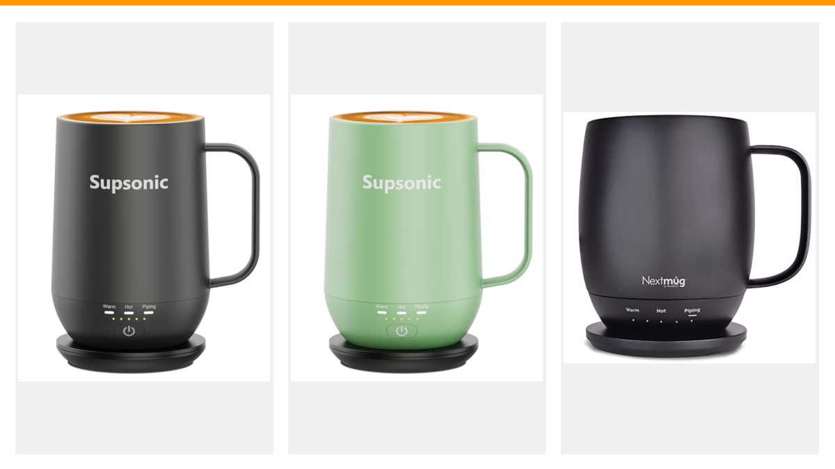 self heating coffee mug reviews