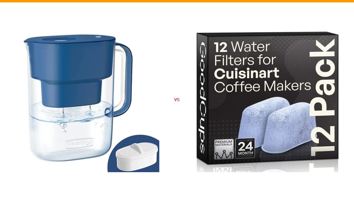 water filter pitcher for coffee vs coffee machine water filter